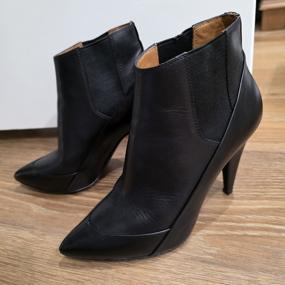 Balenciaga Black Heeled Ankle Boots
